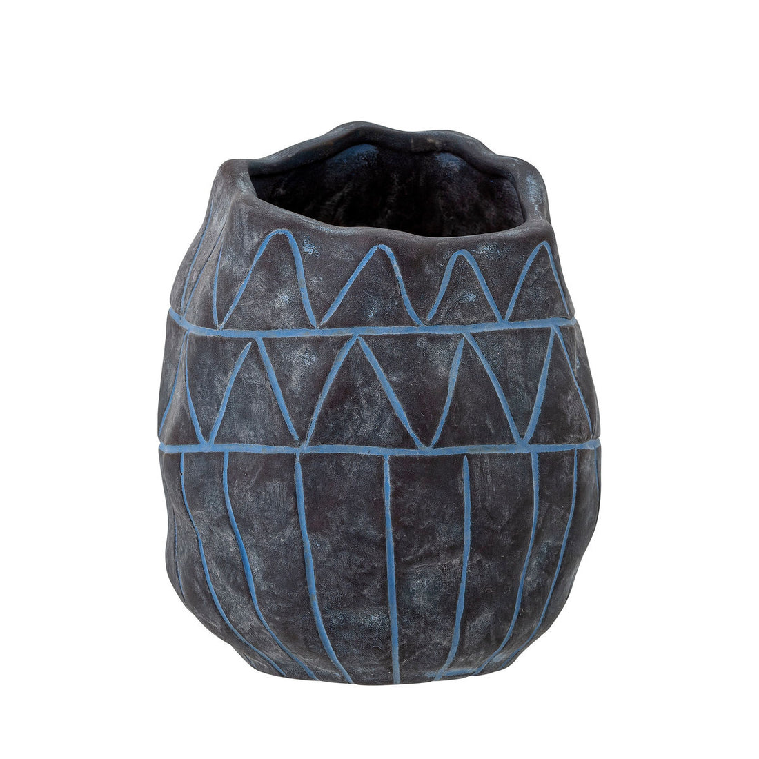 Creative Collection Ivo Deko Vase, Blå, Keramik - Creative Collection - DesignGaragen.dk