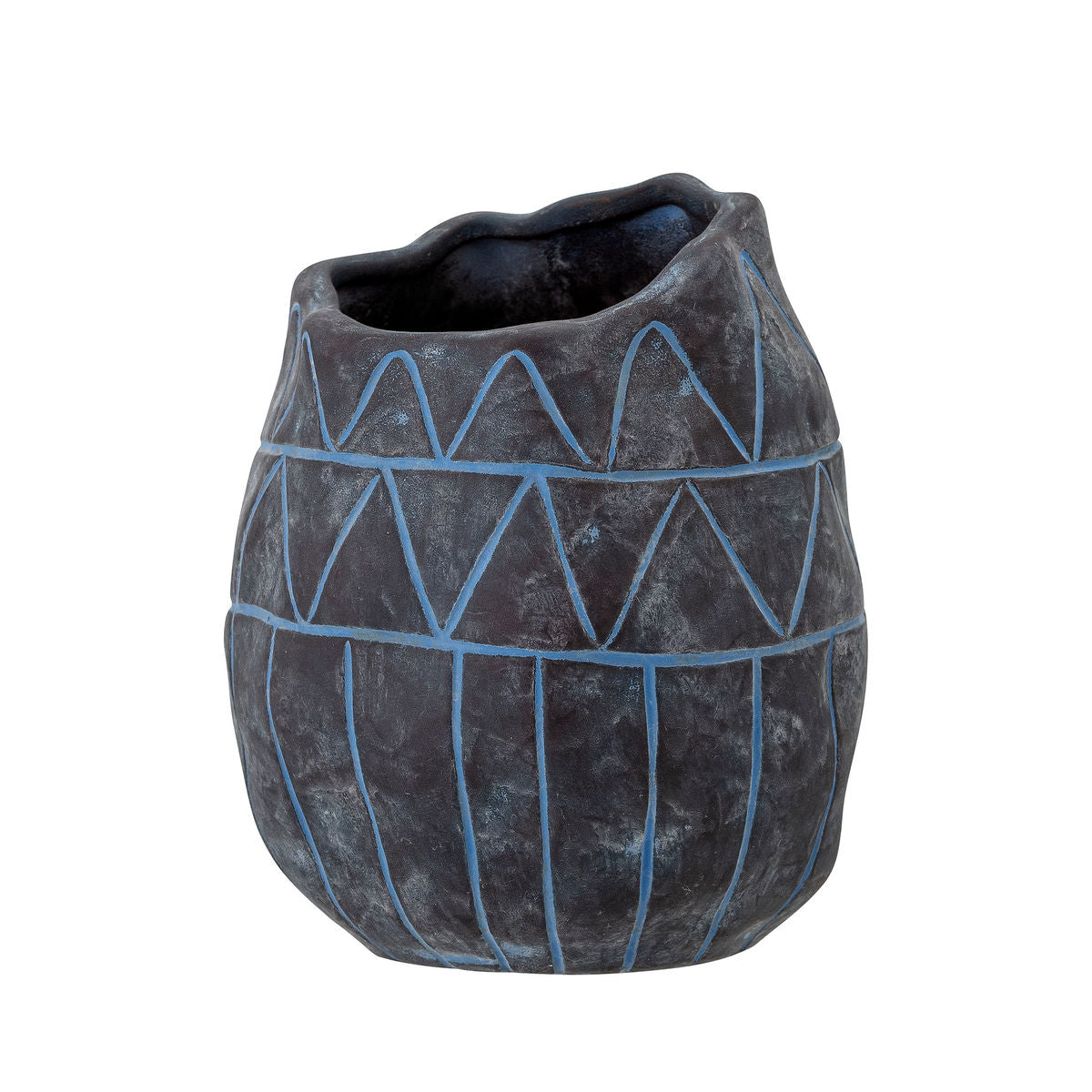 Creative Collection Ivo Deko Vase, Blå, Keramik - Creative Collection - DesignGaragen.dk