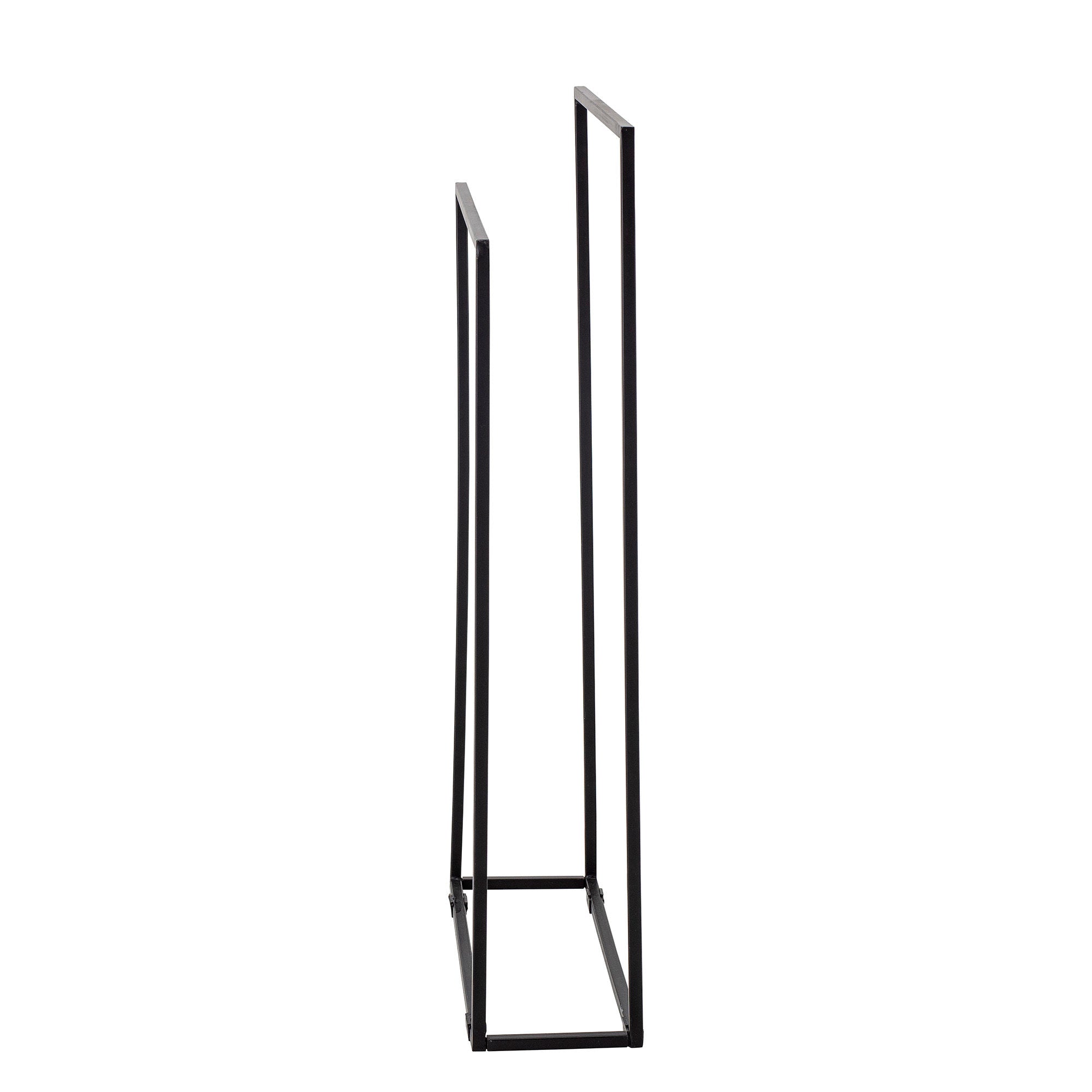 Bloomingville Hook Towel Rack, Black, Metal