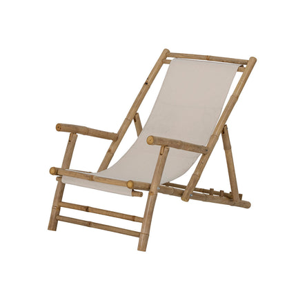 Bloomingville Corfu sun lounger, nature, bamboo