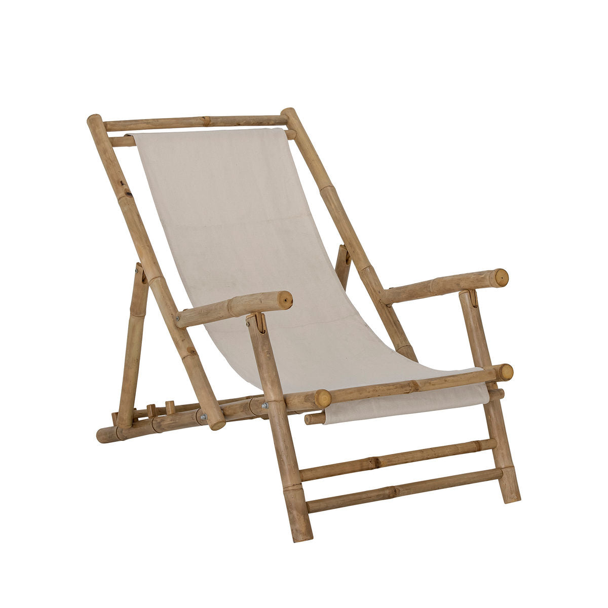 Bloomingville Corfu sun lounger, nature, bamboo