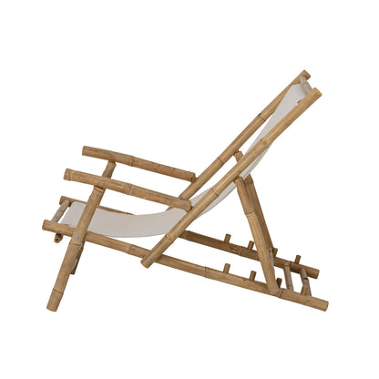 Bloomingville Corfu sun lounger, nature, bamboo