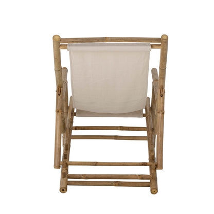 Bloomingville Corfu sun lounger, nature, bamboo