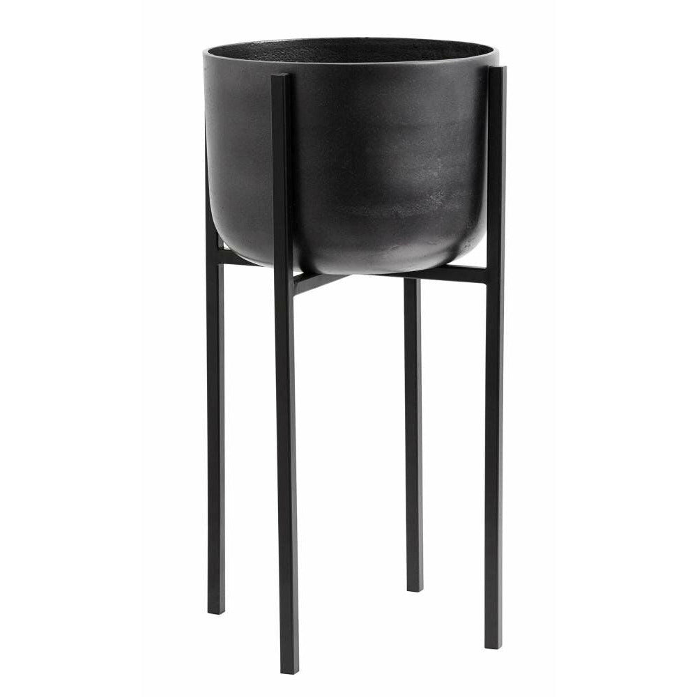 Nordal Plant stand in iron - H60 cm - black / oxidized
