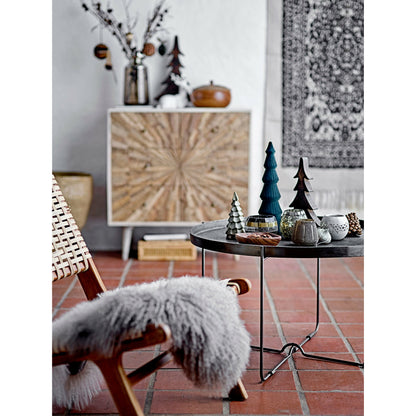 Bloomingville Rug, Black, Cotton