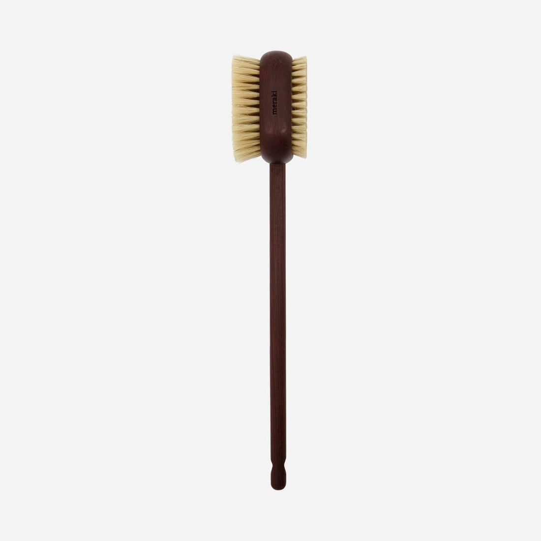 Meraki body brush with shaft, Borago-L: 40.4 cm, W: 9 cm, H: 6.4 cm