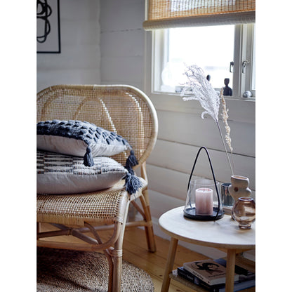 Bloomingville Adiva Pude, Grå, Bomuld - Bloomingville - DesignGaragen.dk