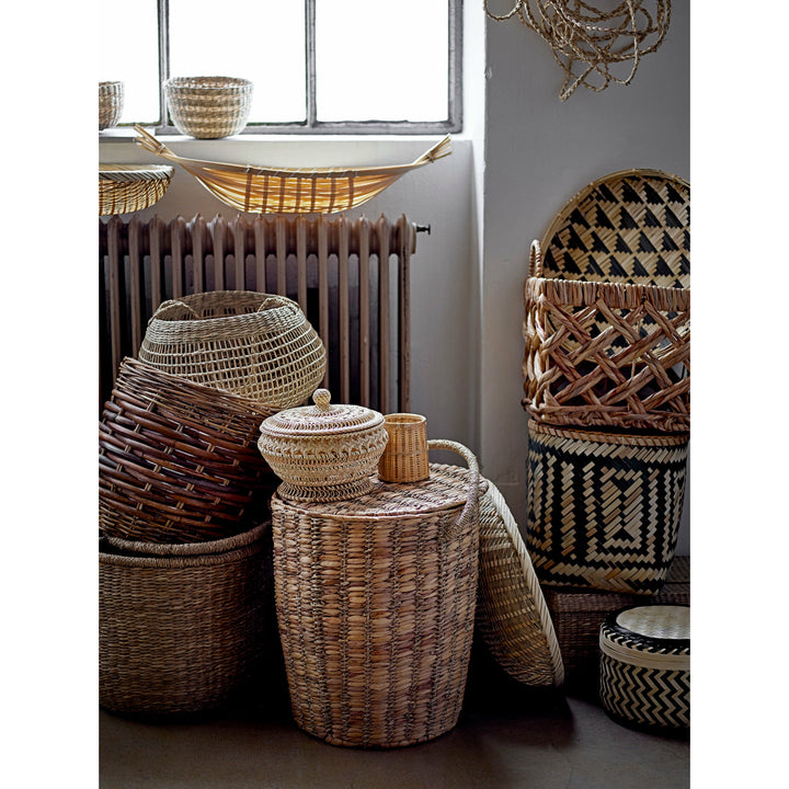Bloomingville Jomo Basket, Black, Bamboo