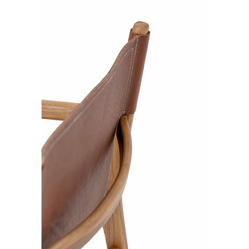 Bloomingville Ollie Lounge Stol, Brun, – DesignGaragen.dk