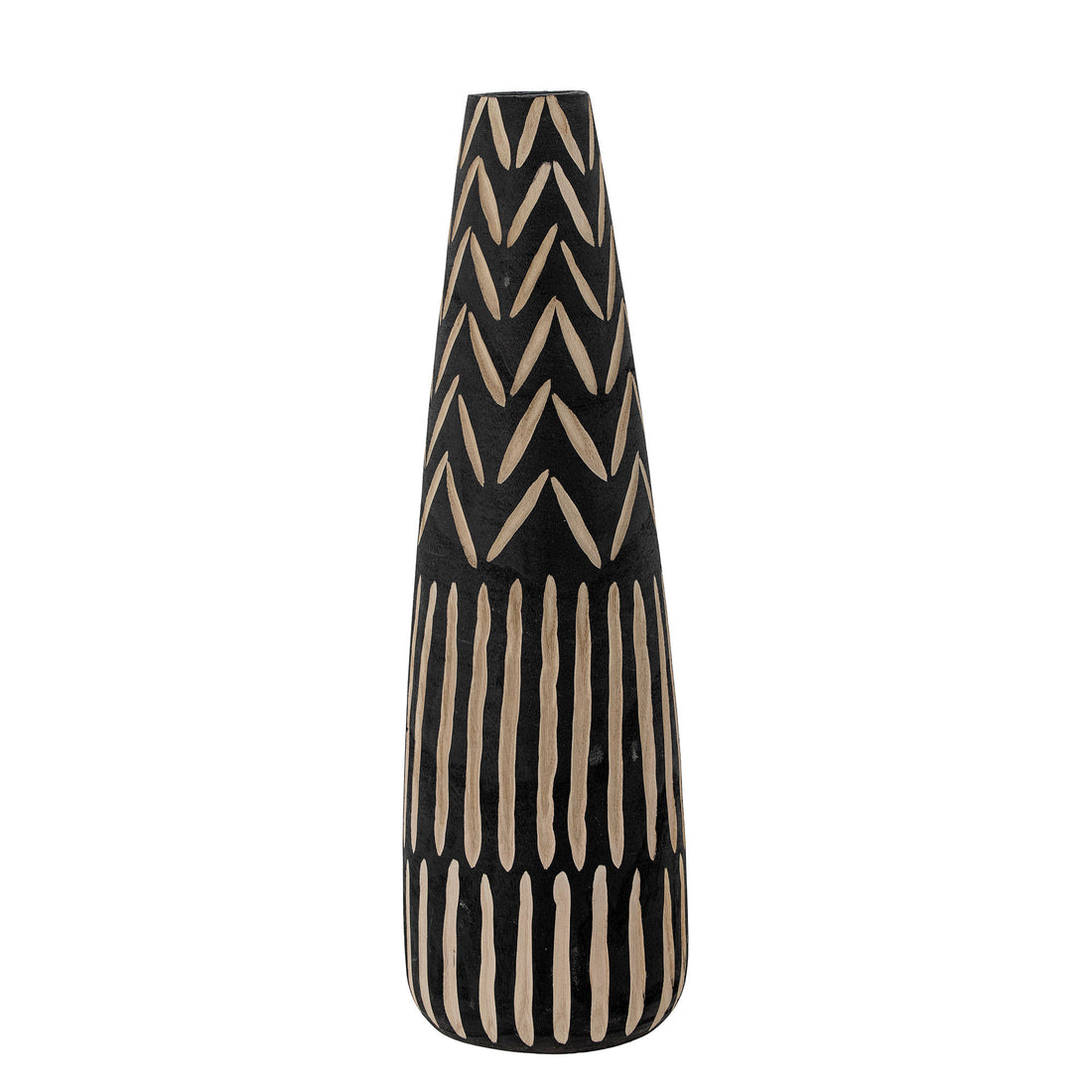 Creative Collection Noami Deko Vase, Black, Emperor wood