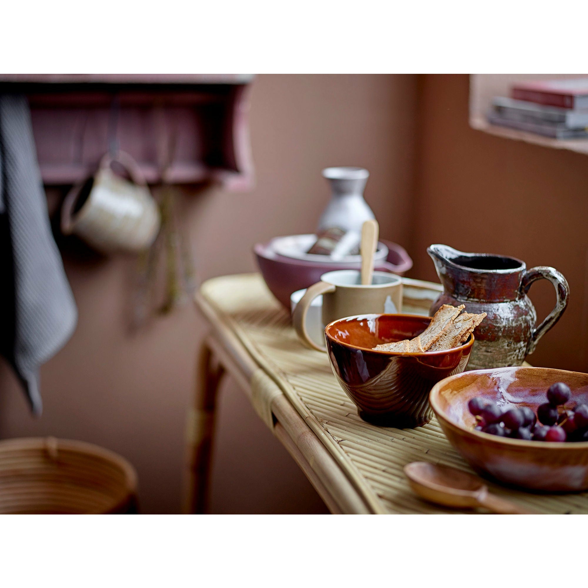 Creative Collection Thenna Konsolbord, Natur, Rattan - Creative Collection - DesignGaragen.dk