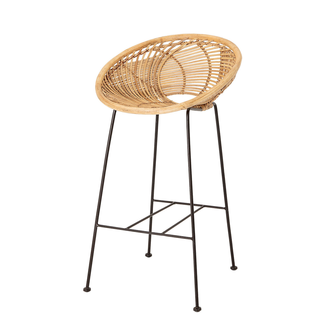 Bloomingville Yonne Bar Stol, Natur, Rattan - Bloomingville - DesignGaragen.dk