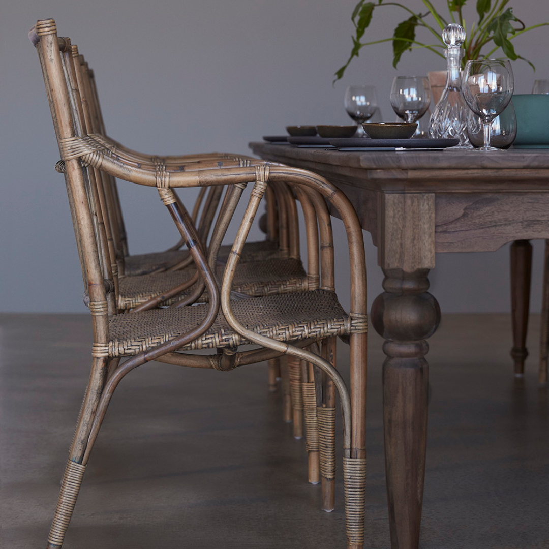 Wickerworks Duke Wicker Chair (set of 2)