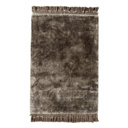 Nordal NOBLE carpet with fringes - 160x240 - warm grey