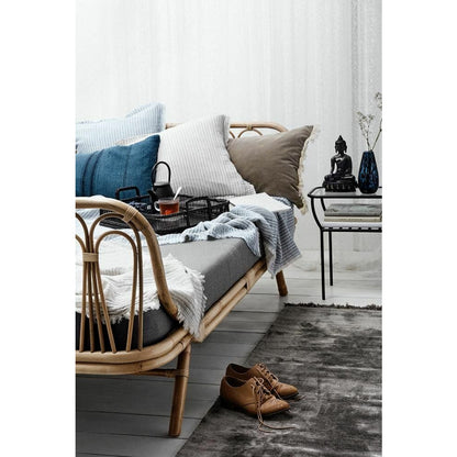 Noble carpet with fringes - 160x240 - hot gray