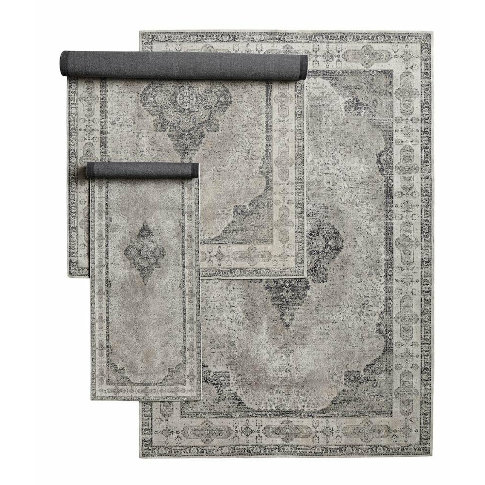 Venus woven cotton blanket - 200x290 - gray