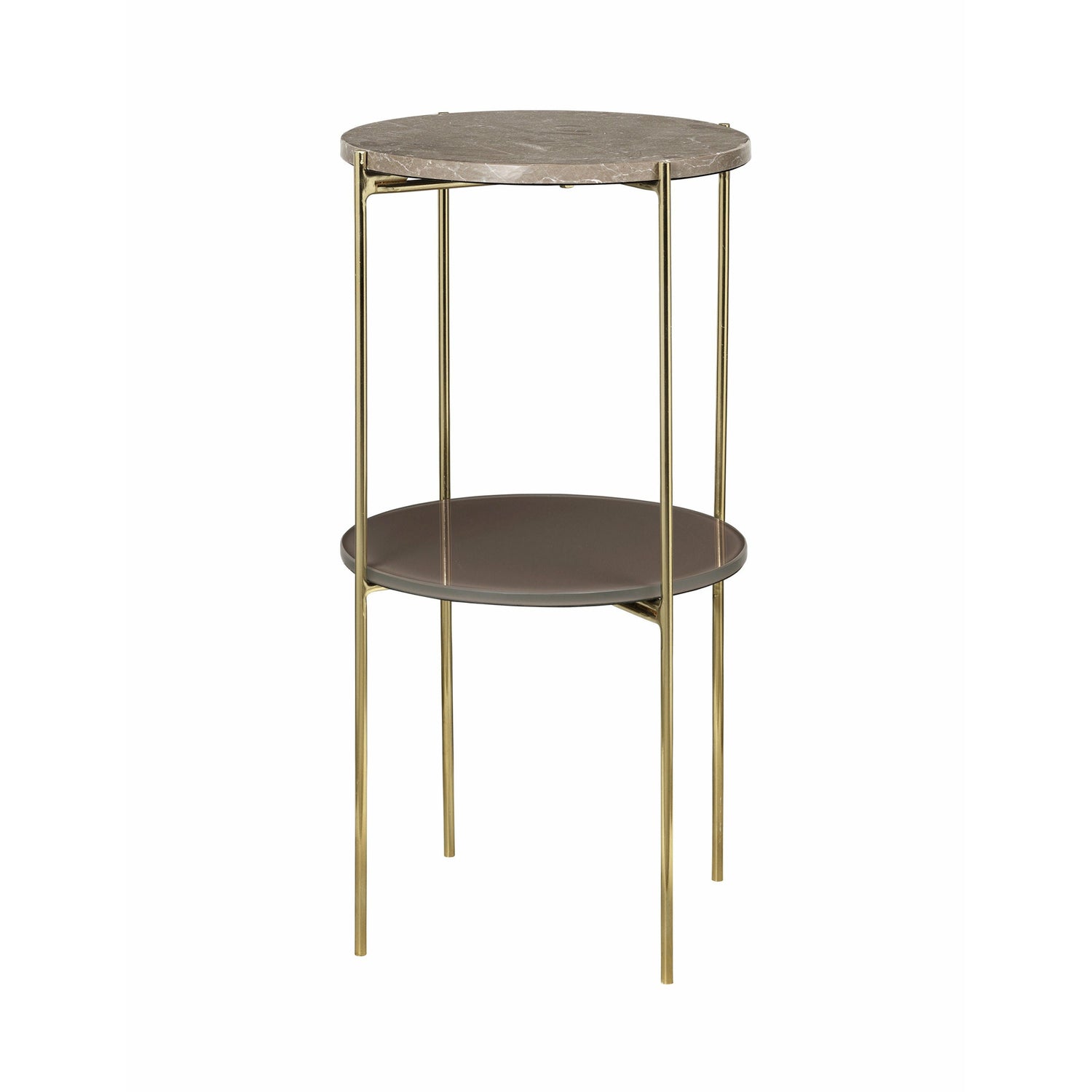 Cozy Living Fryd Marble Bed Side Stand - Toffee Brown