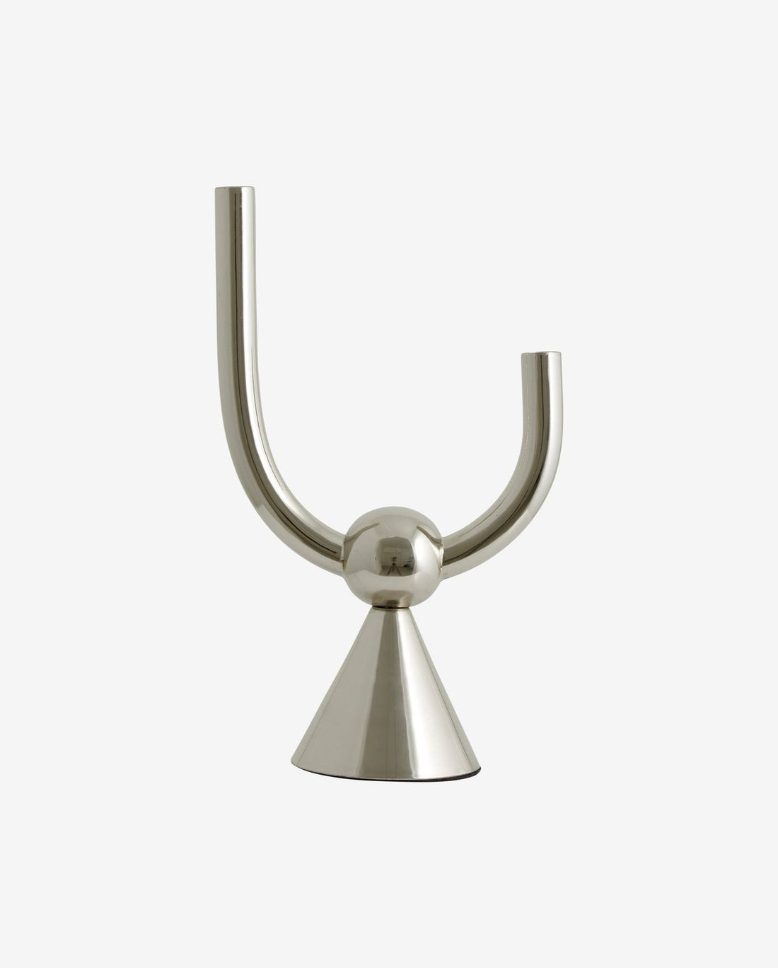 Corfu candlestick - chrome