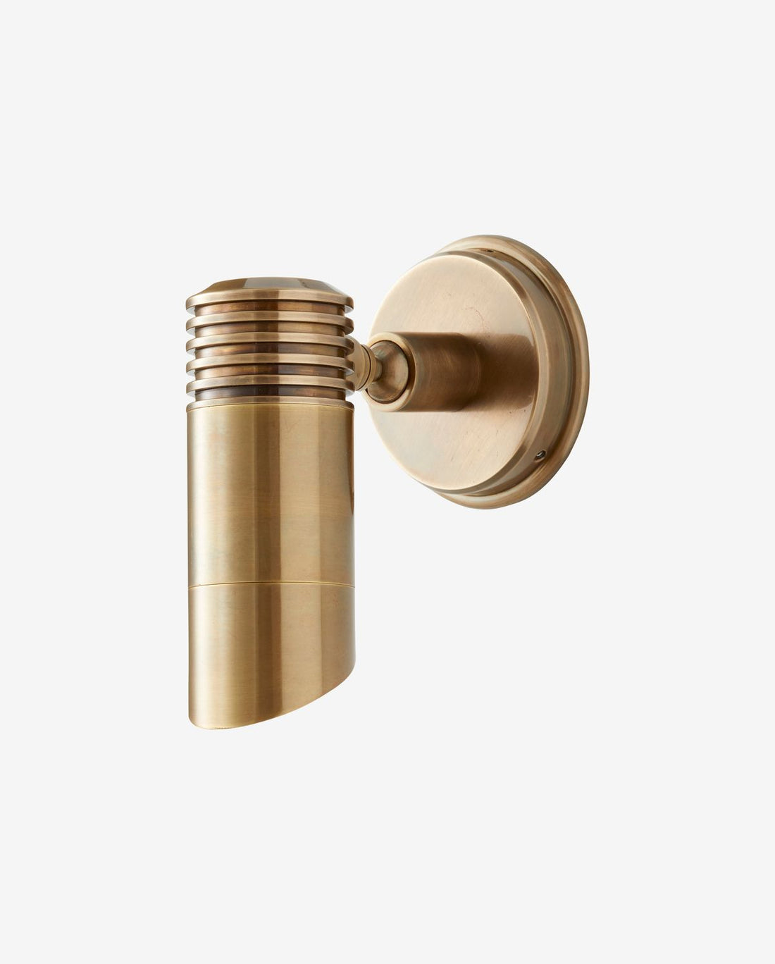 Bragi wall lamp, outdoor - brass