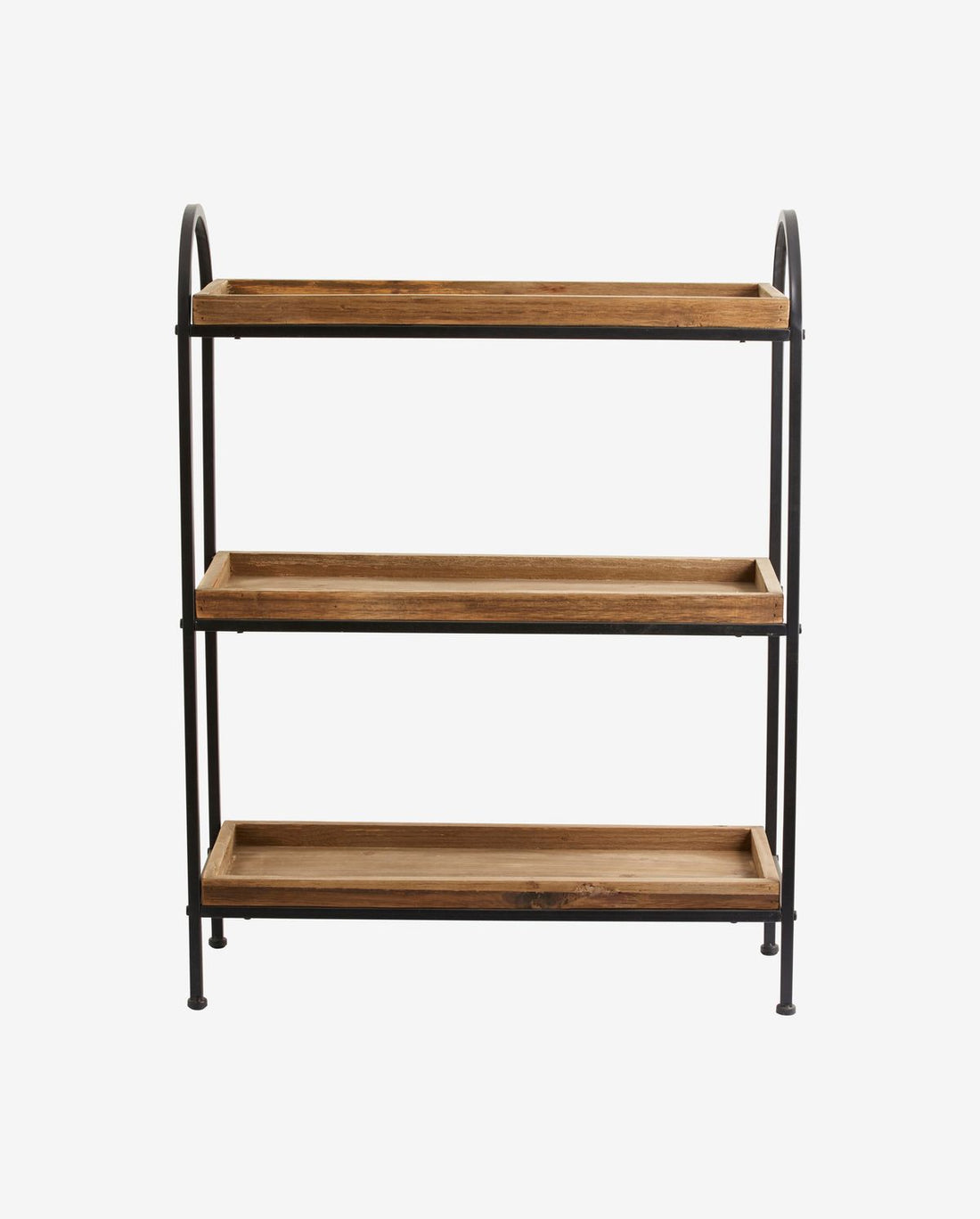 Patna iron shelf - wood