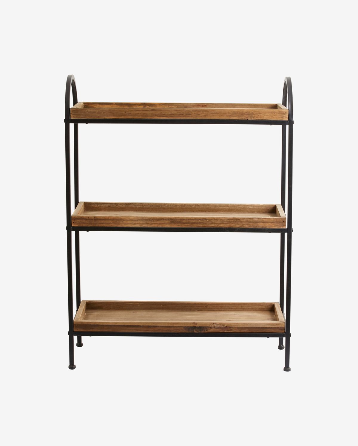 Patna iron shelf - wood
