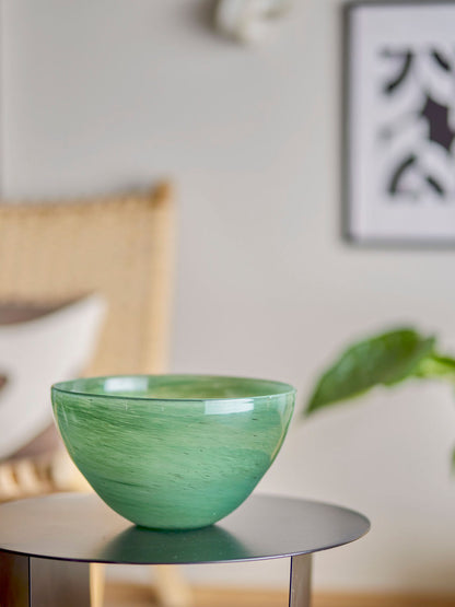 Bloomingville Esmaralda Skål, Grøn, Glas - Bloomingville - DesignGaragen.dk