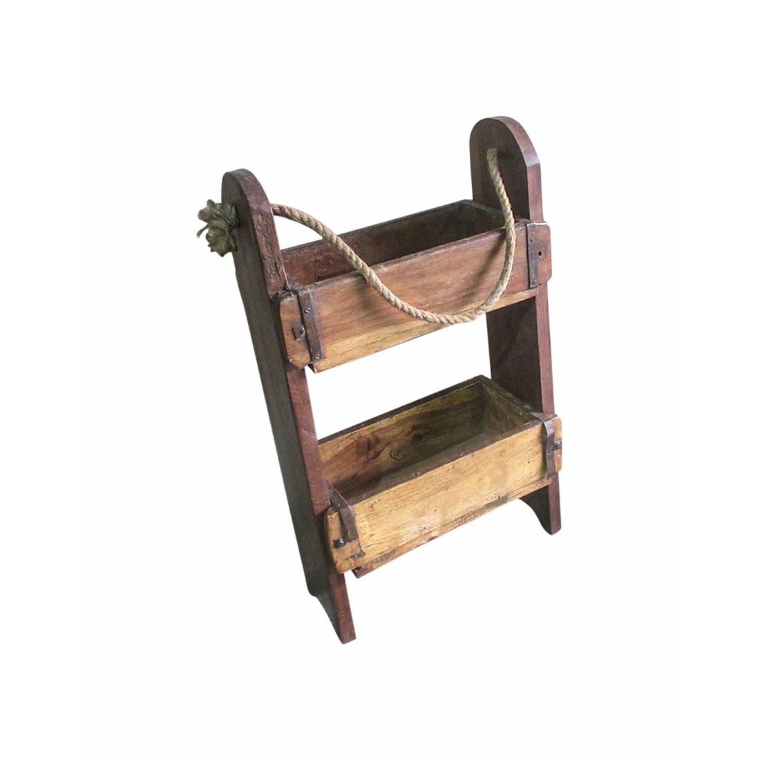 Sjælsø Nordic WOOD SHELF OF OLD MORTAR - 2 MODULES. - Set of 2