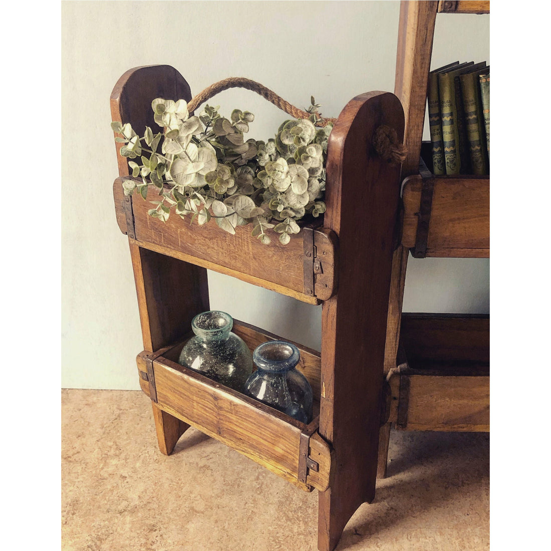 Sjælsø Nordic WOOD SHELF OF OLD MORTAR - 2 MODULES. - Set of 2
