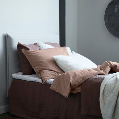 By Nord-bed set, Dagny, Straw W. Bark-L: 200 cm, W: 140 cm, W: 63 cm, H: 60 cm