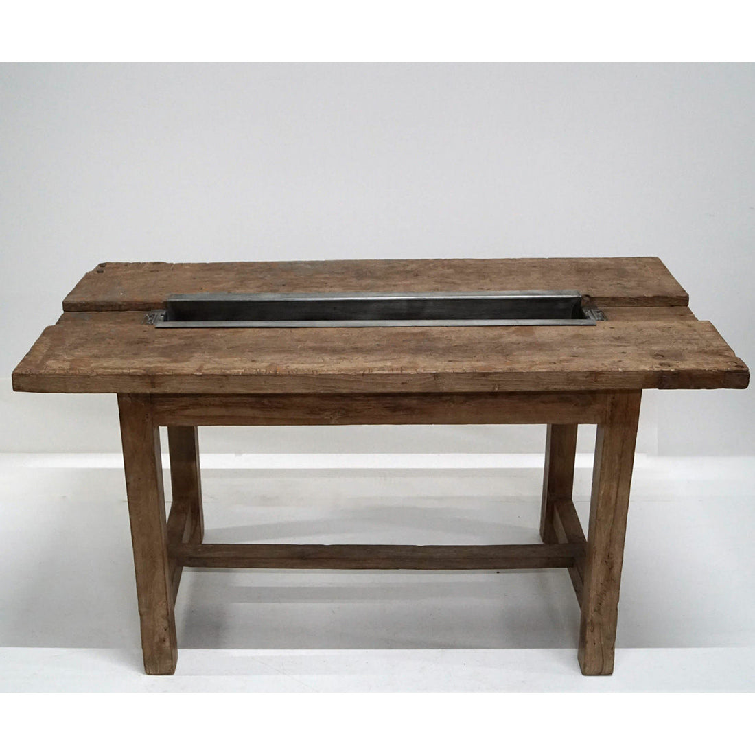 Trademark Living Unique dining table with metal box