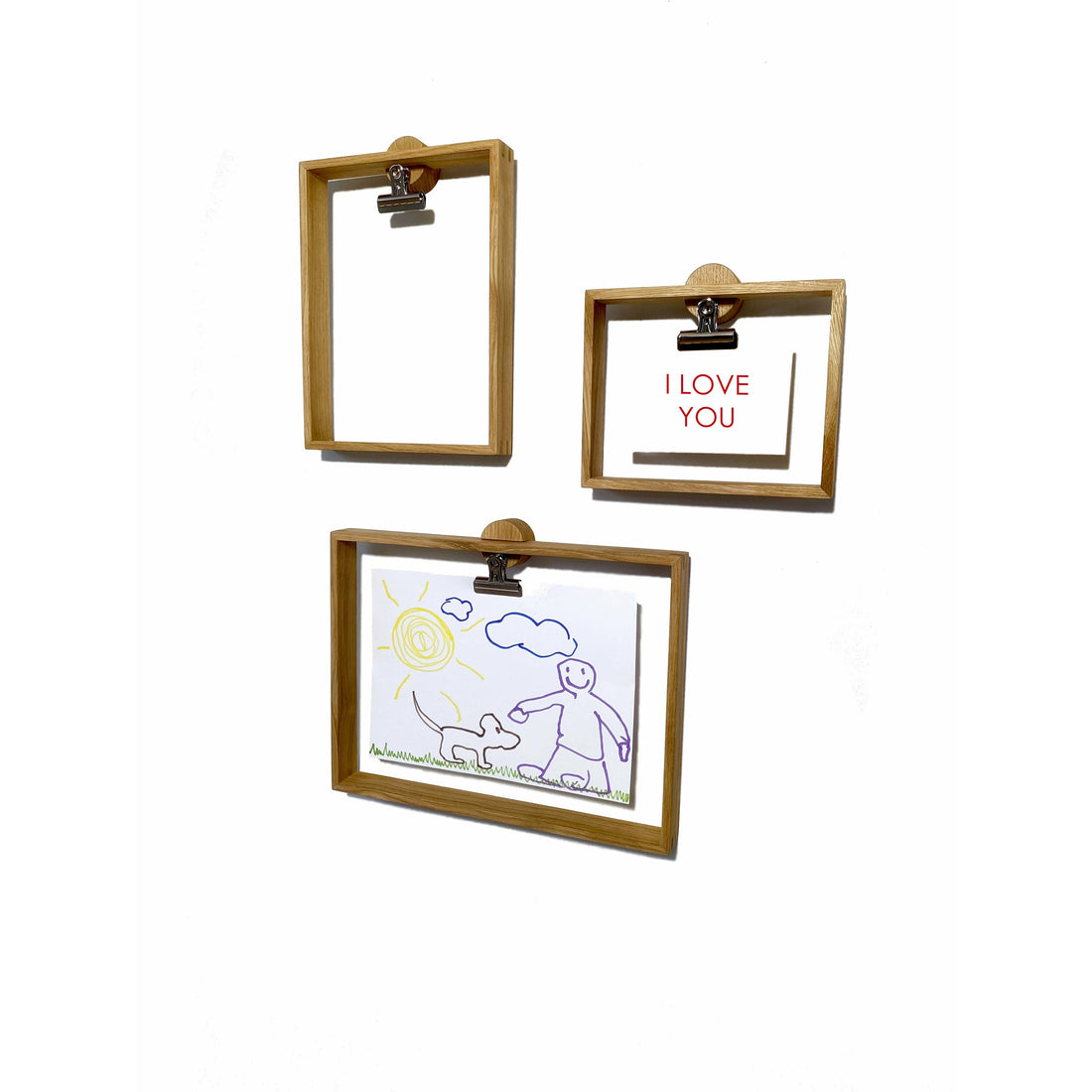 Langbo A Frame Bundle - White Oiled Oak / Chrome