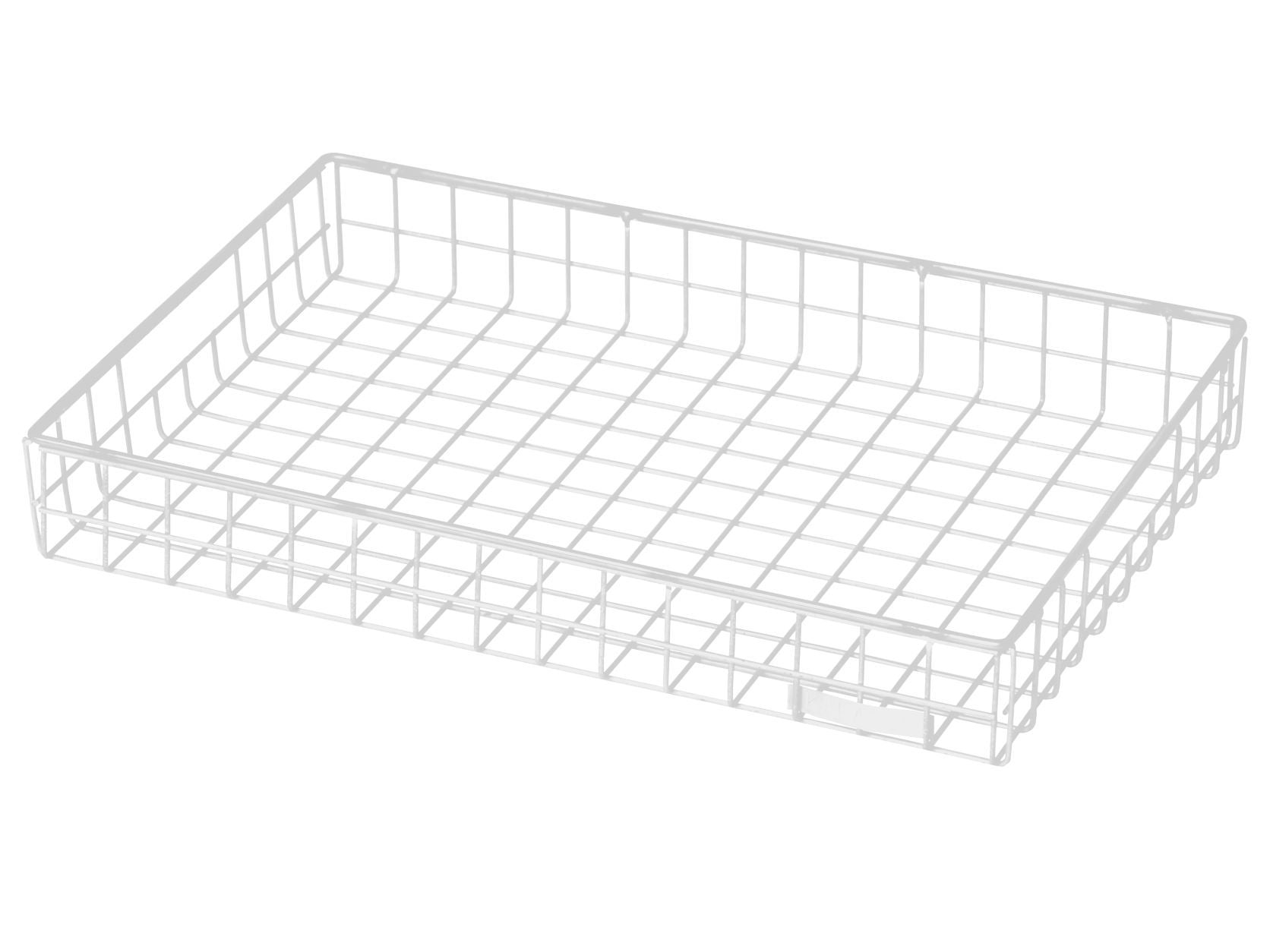 Kalager design wire tray, between, white