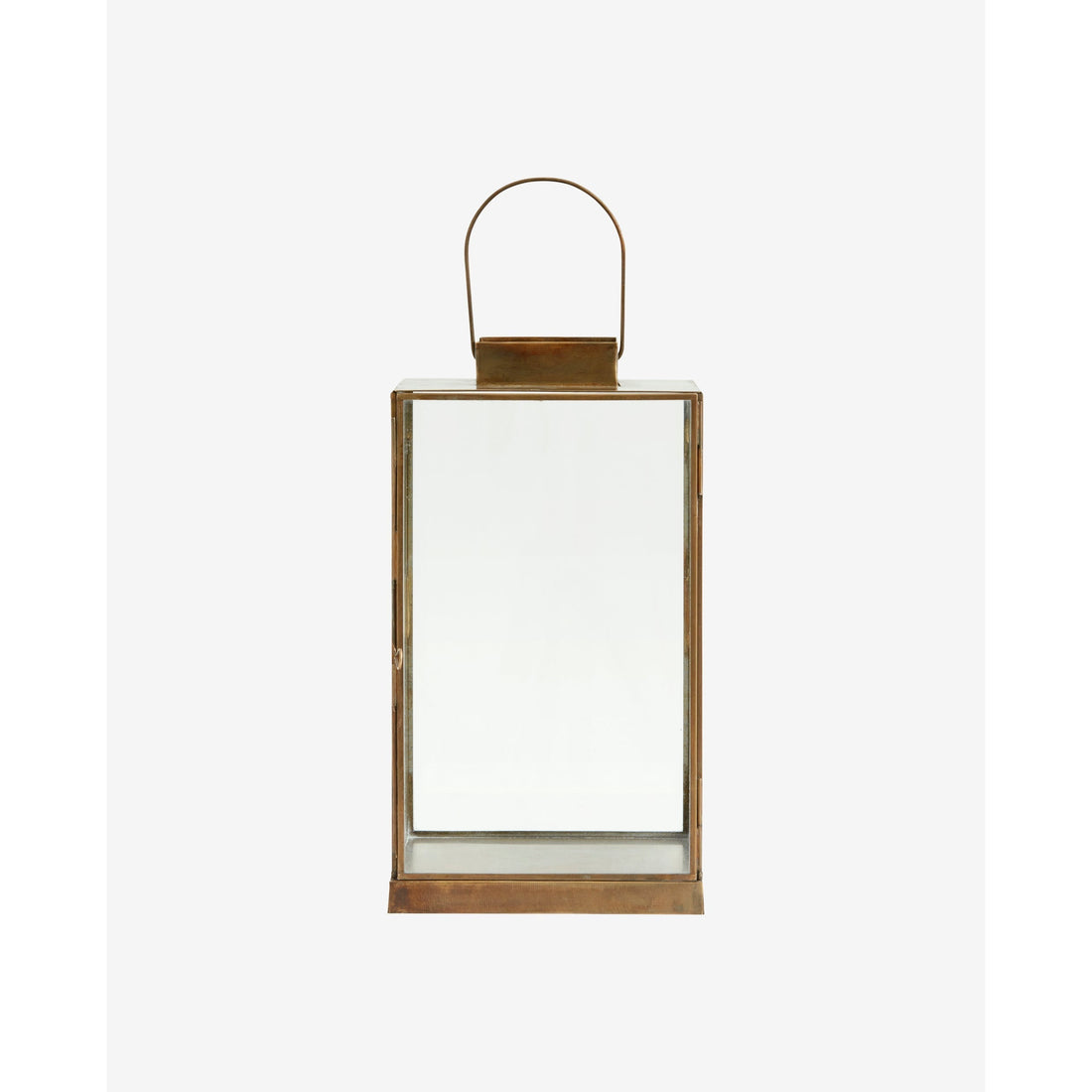 Antique lanterns in iron - H35 cm - gold finish