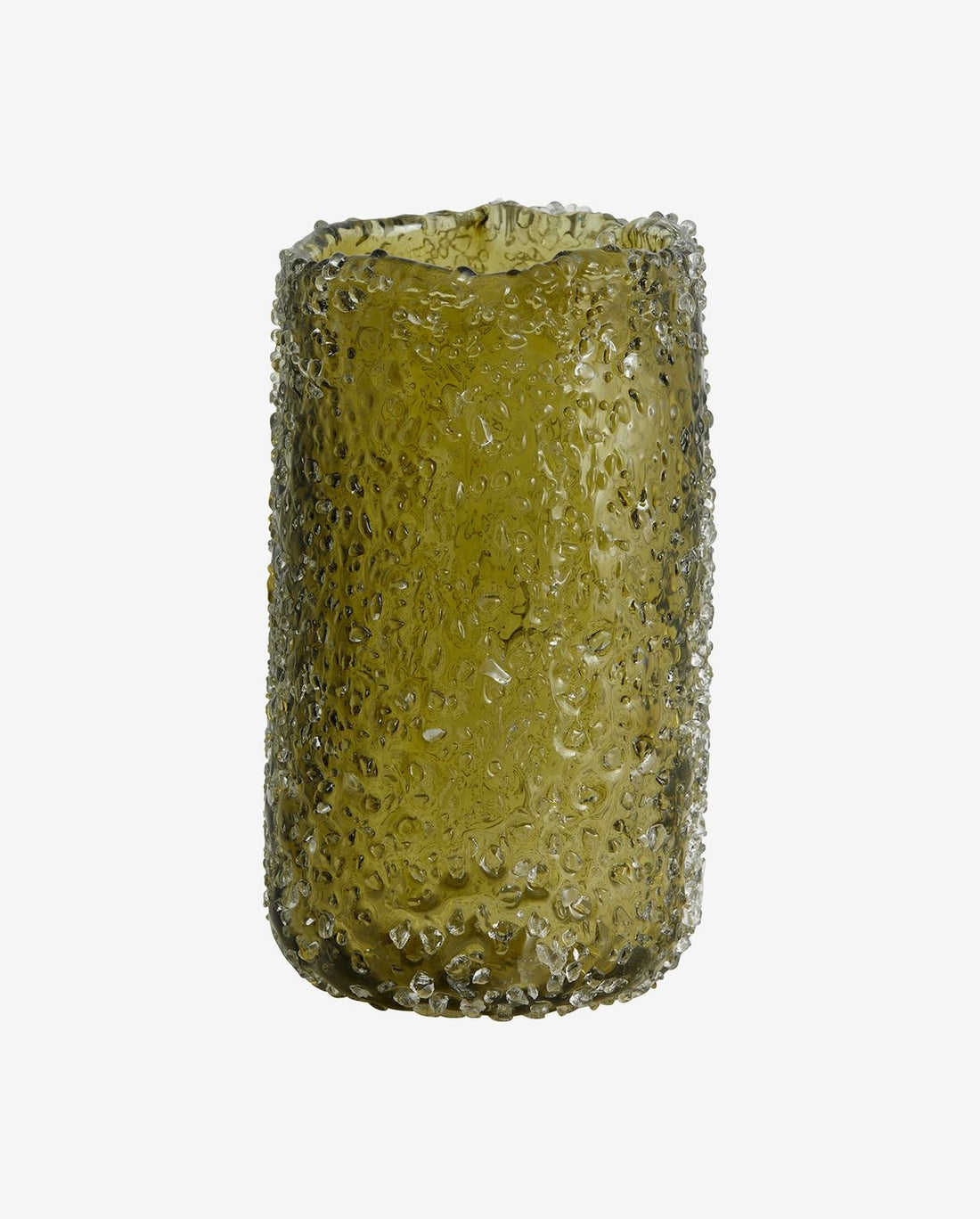 Clyde Glass Vase - H19.5 cm - Green