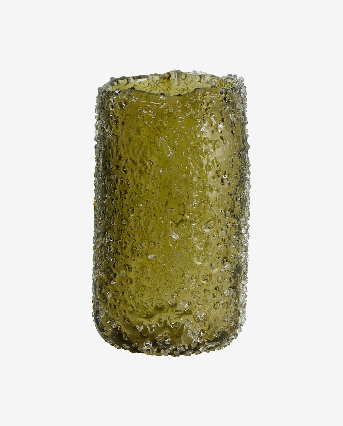 Clyde Glass Vase - H19.5 cm - Green