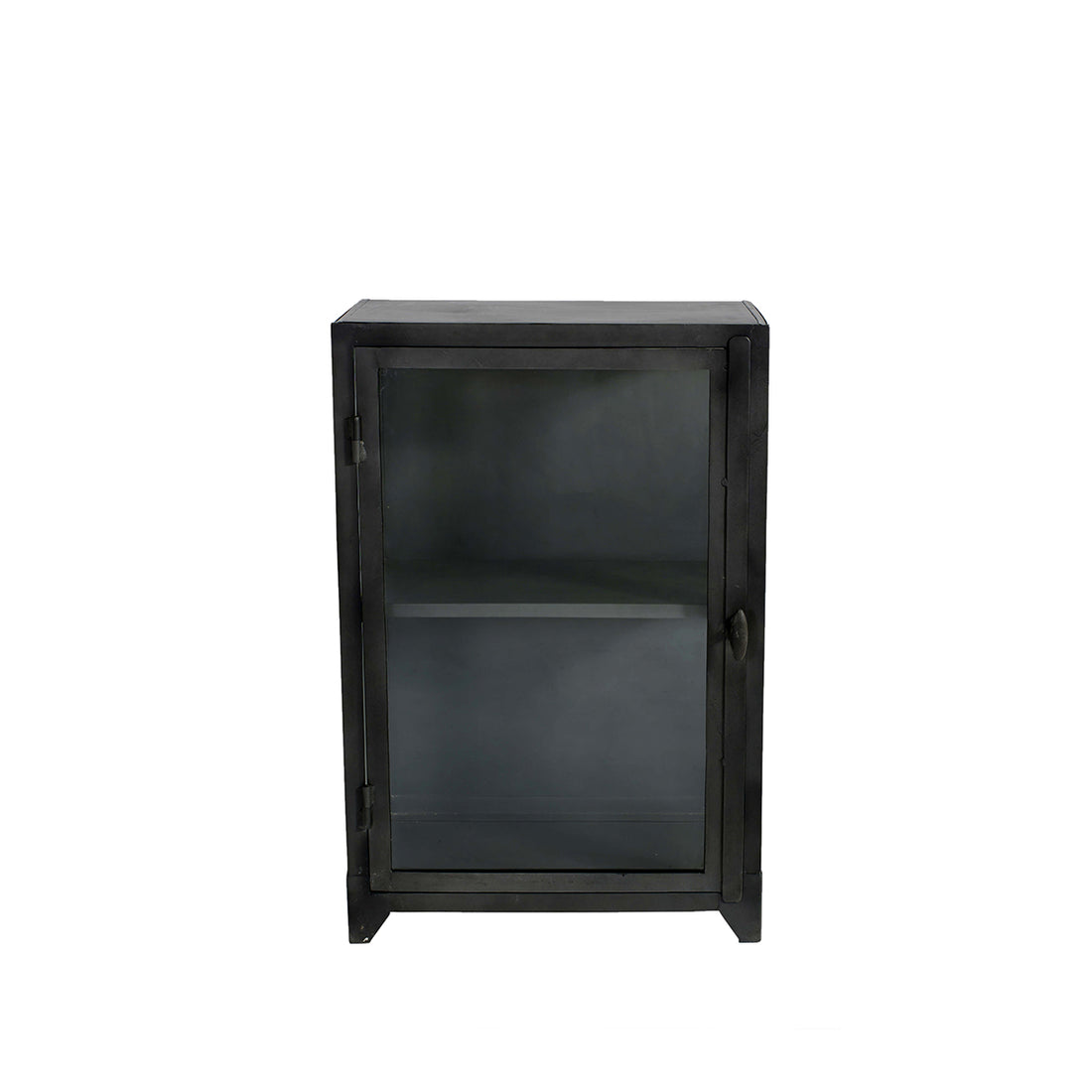 MUUBS - Glasskab lav New York - Sort Jern - B60xD40xH90 cm - Muubs - DesignGaragen.dk