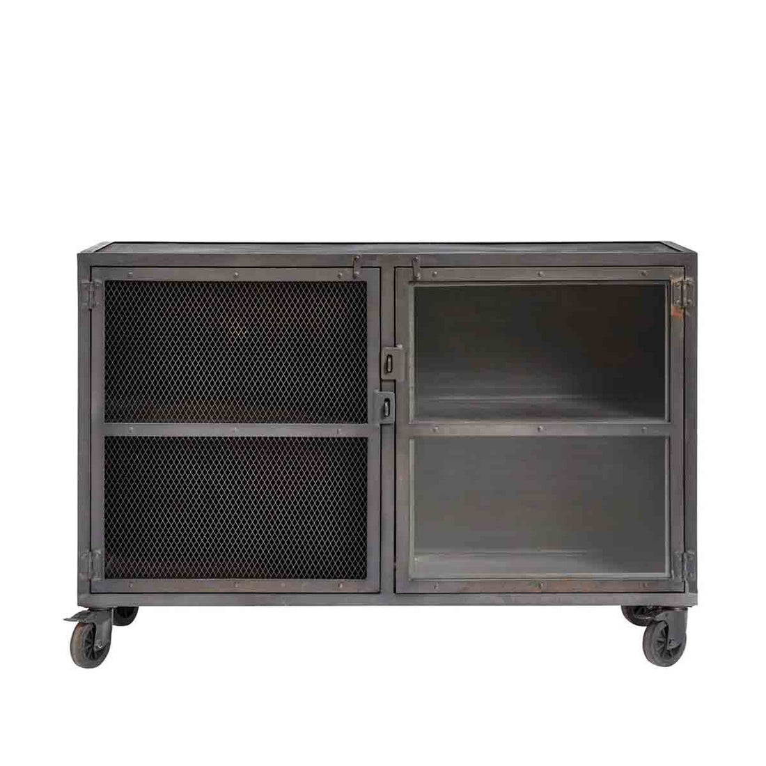 MUUBS - Barskab Bronx - Sort Jern - B120xD45xH80 cm - Muubs - DesignGaragen.dk