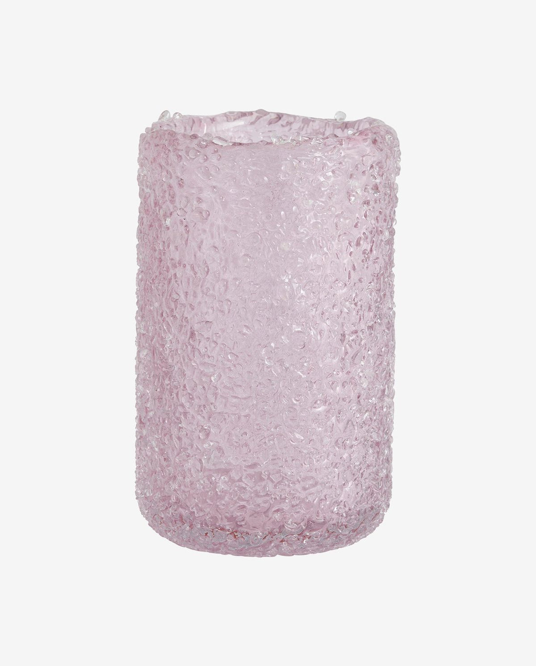 Clyde Glass Vase - H19.5 cm - Pink