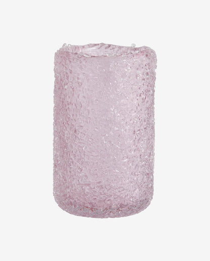 Clyde Glass Vase - H19.5 cm - Pink