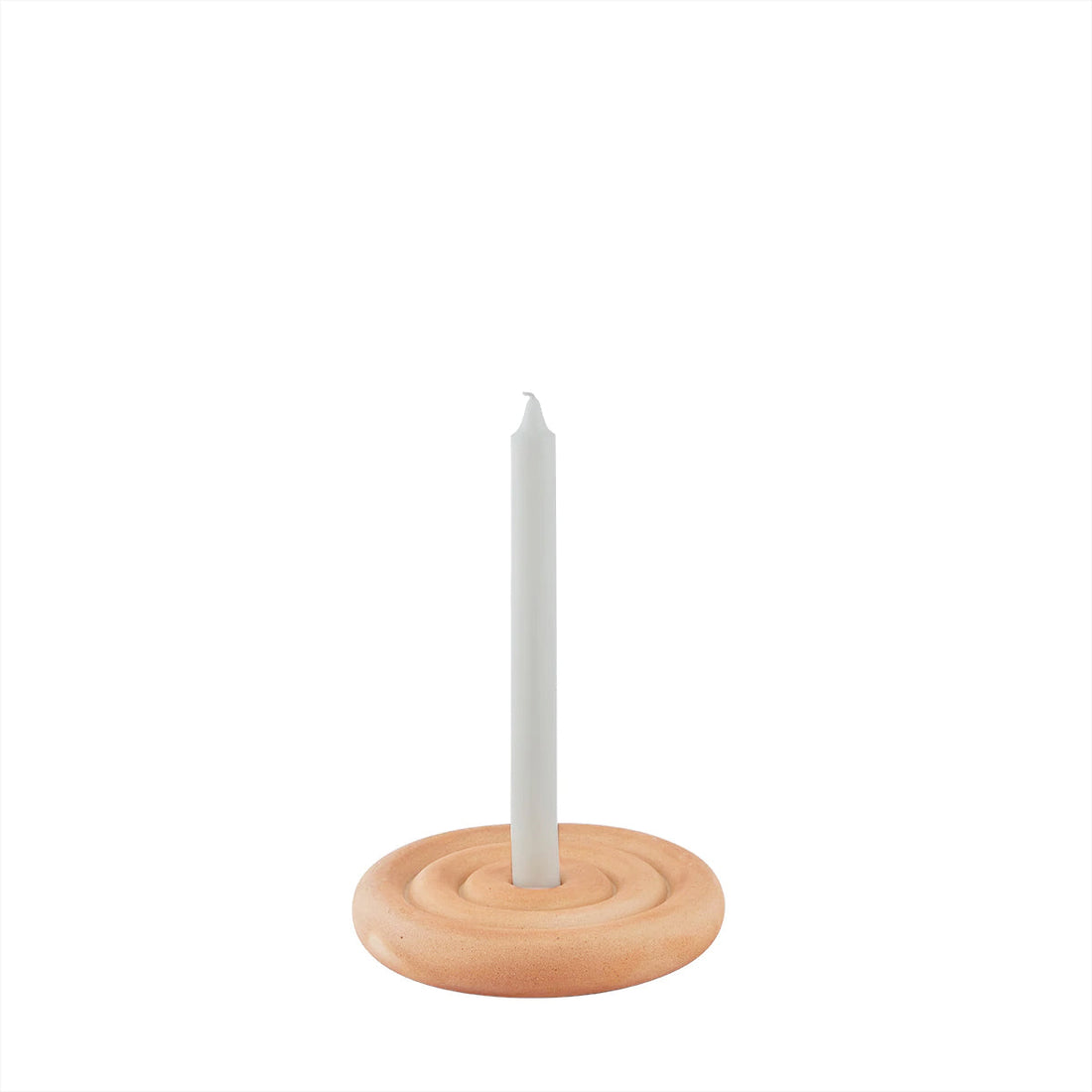 Oyoy Living Savi Ceramic Candlestick - Low - Beige