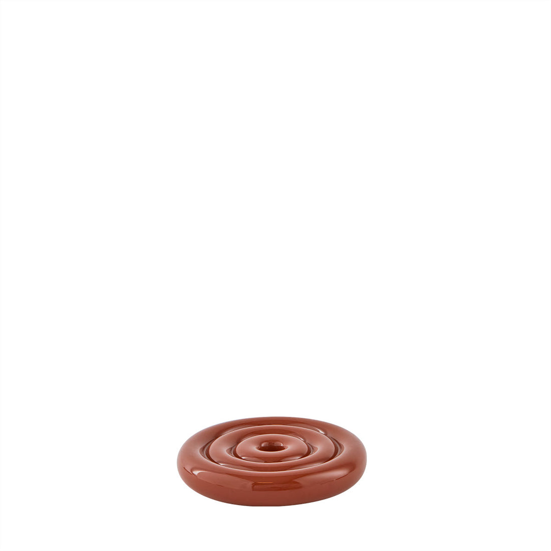 Oyoy Living Savi Ceramic Candlestick - Low - Nutmeg