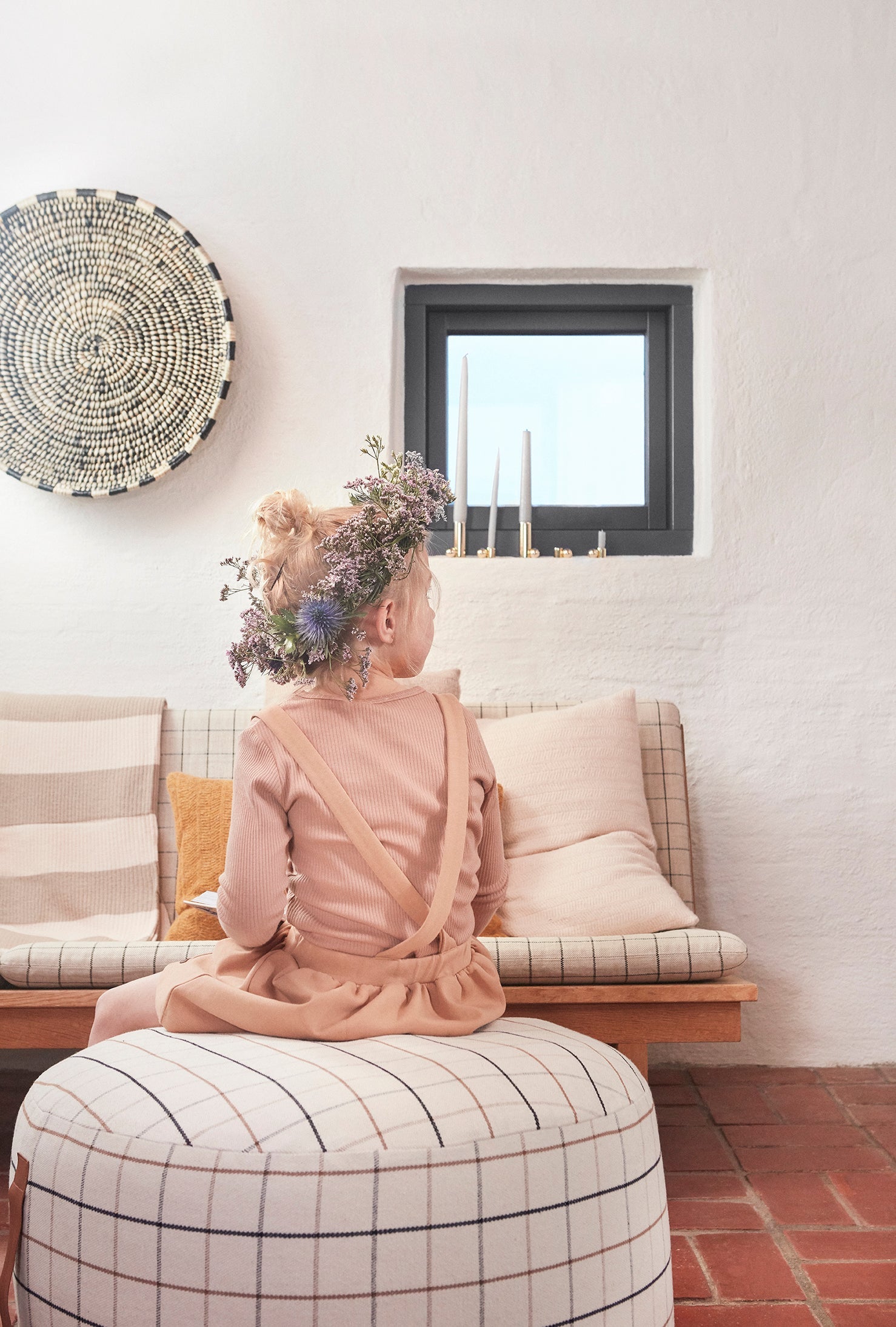 OYOY LIVING TERNED PUF - LARGE - ROAL WHY