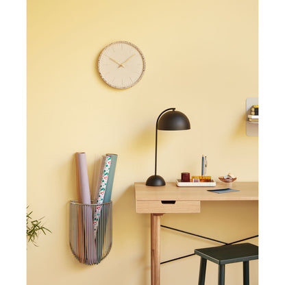 Hübsch Iris wall basket nickel (set of 2)