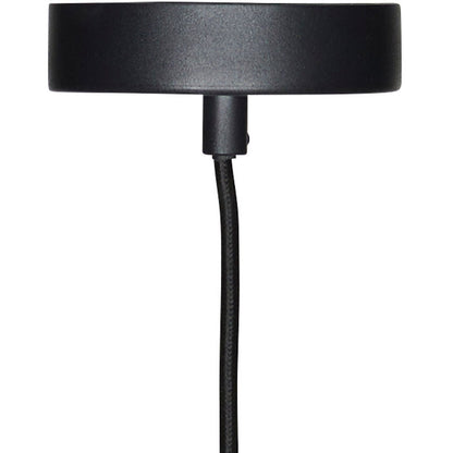 Hübsch Revolve Loftslampe Large Tekstureret/Sort - Hübsch - DesignGaragen.dk