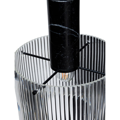 Hübsch Revolve Loftslampe Large Tekstureret/Sort - Hübsch - DesignGaragen.dk