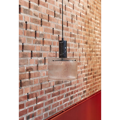 Hübsch Revolve Loftslampe Large Tekstureret/Sort - Hübsch - DesignGaragen.dk