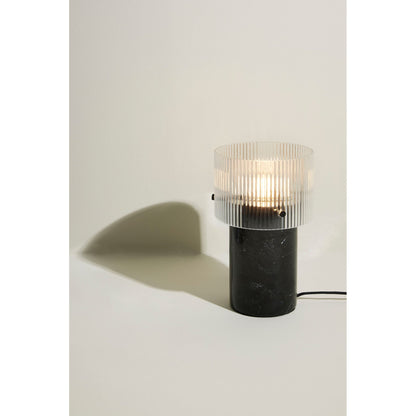 Hübsch Revolve Table lamp Textured/Black