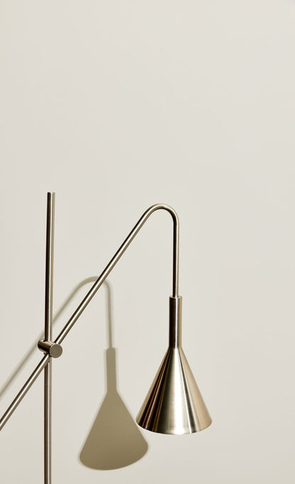 Hübsch rope wall lamp nickel