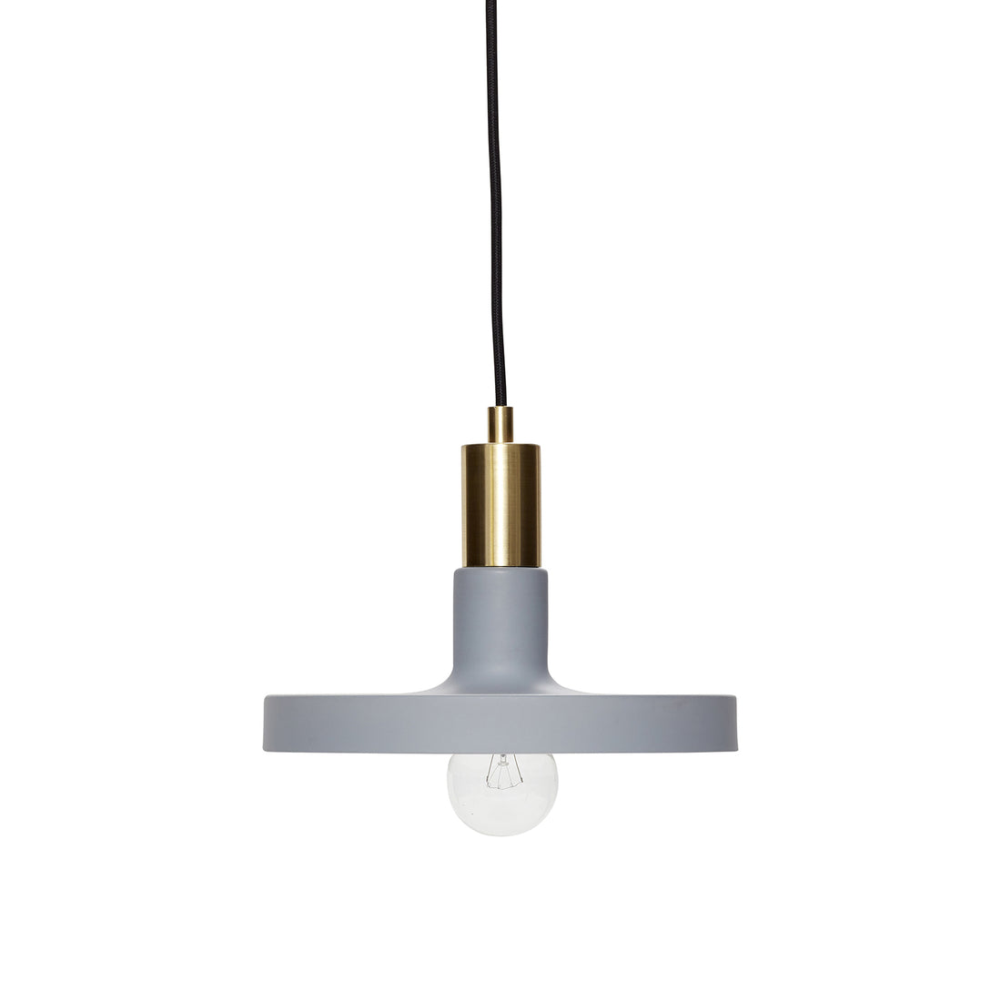 Pretty - pendulum, brass/grå - Ø25xH18 cm, E27