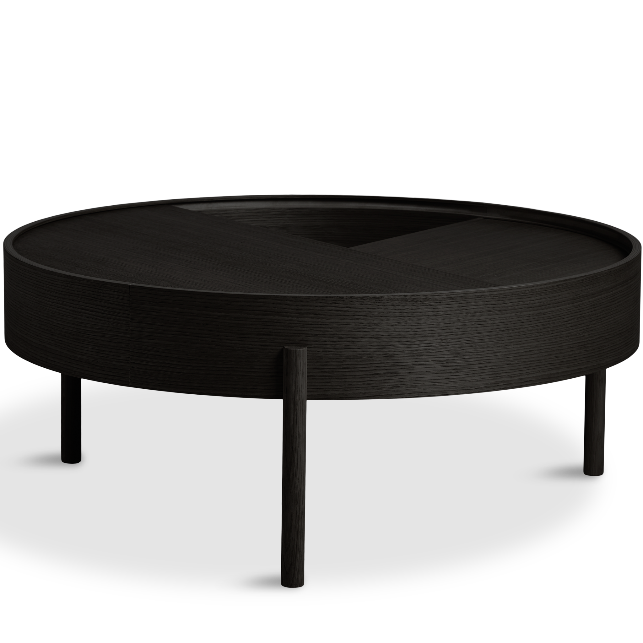 WOUD -  Arc coffee table (89 cm) - Black